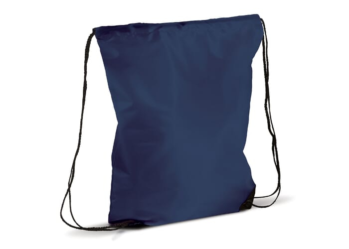 Gym-bag à personnaliser en rPET 210T Bleu foncé